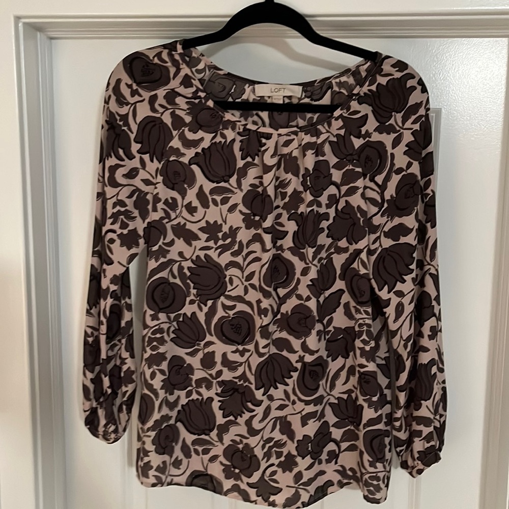 Loft Blouse- XS Floral Print